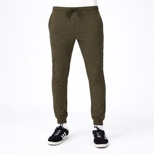 Size S Bluenotes Men’s Traveler Jogger Pants Green Slim Stretch Elastic Waist